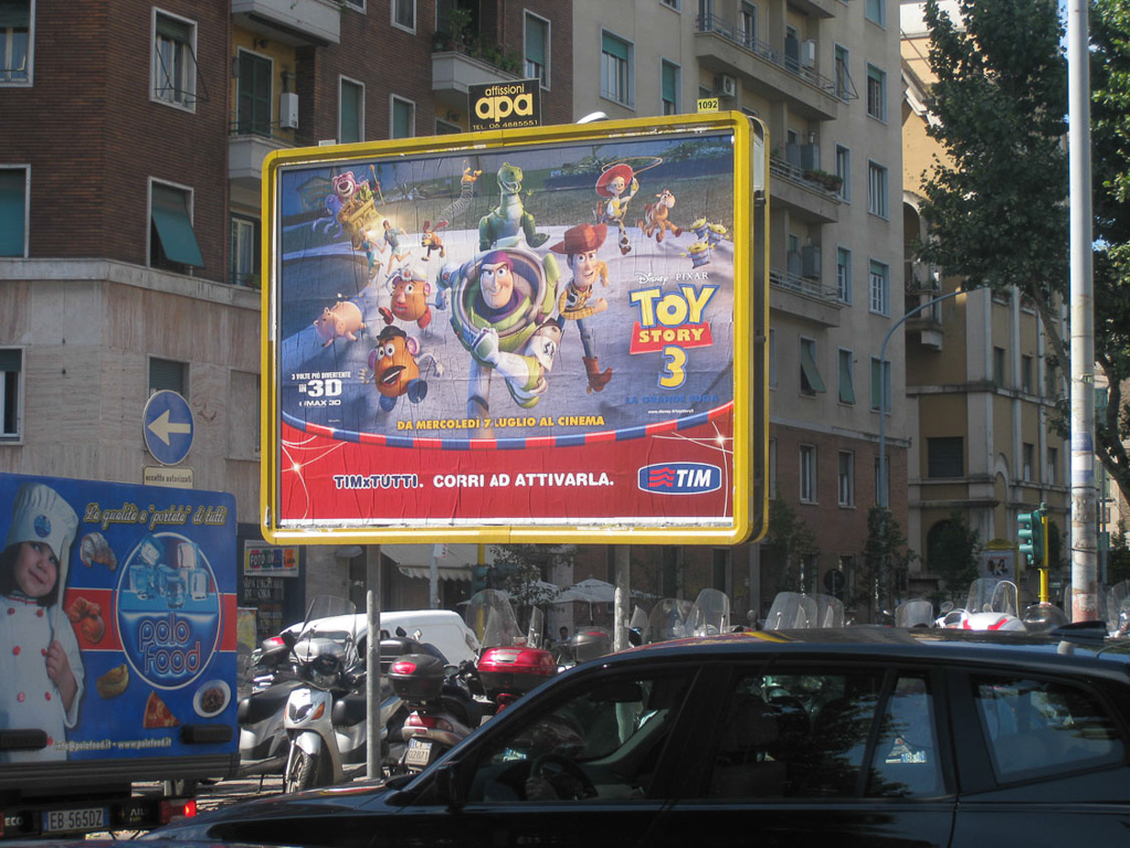Campagna pubblicitaria TIM  "Toy Story 3"
