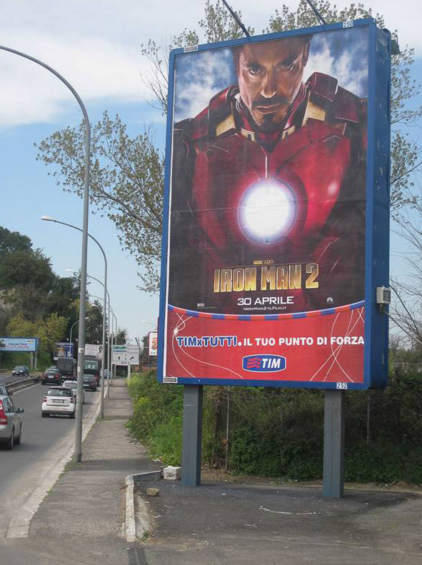 Campagna pubblicitaria TIM  "Iron Man 2"