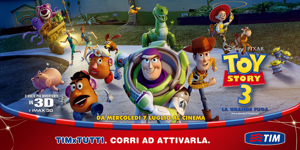 Campagna pubblicitaria TIM  "Toy Story 3"